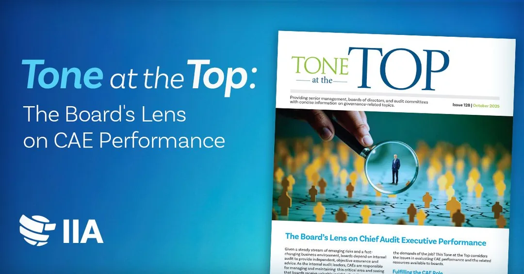 Tone at the Top CAE performance visual